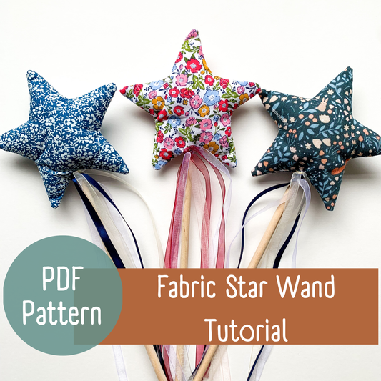 Fabric Wand Sewing Pattern – Dress-Up Accessory – Beginner Friendly PDF Download