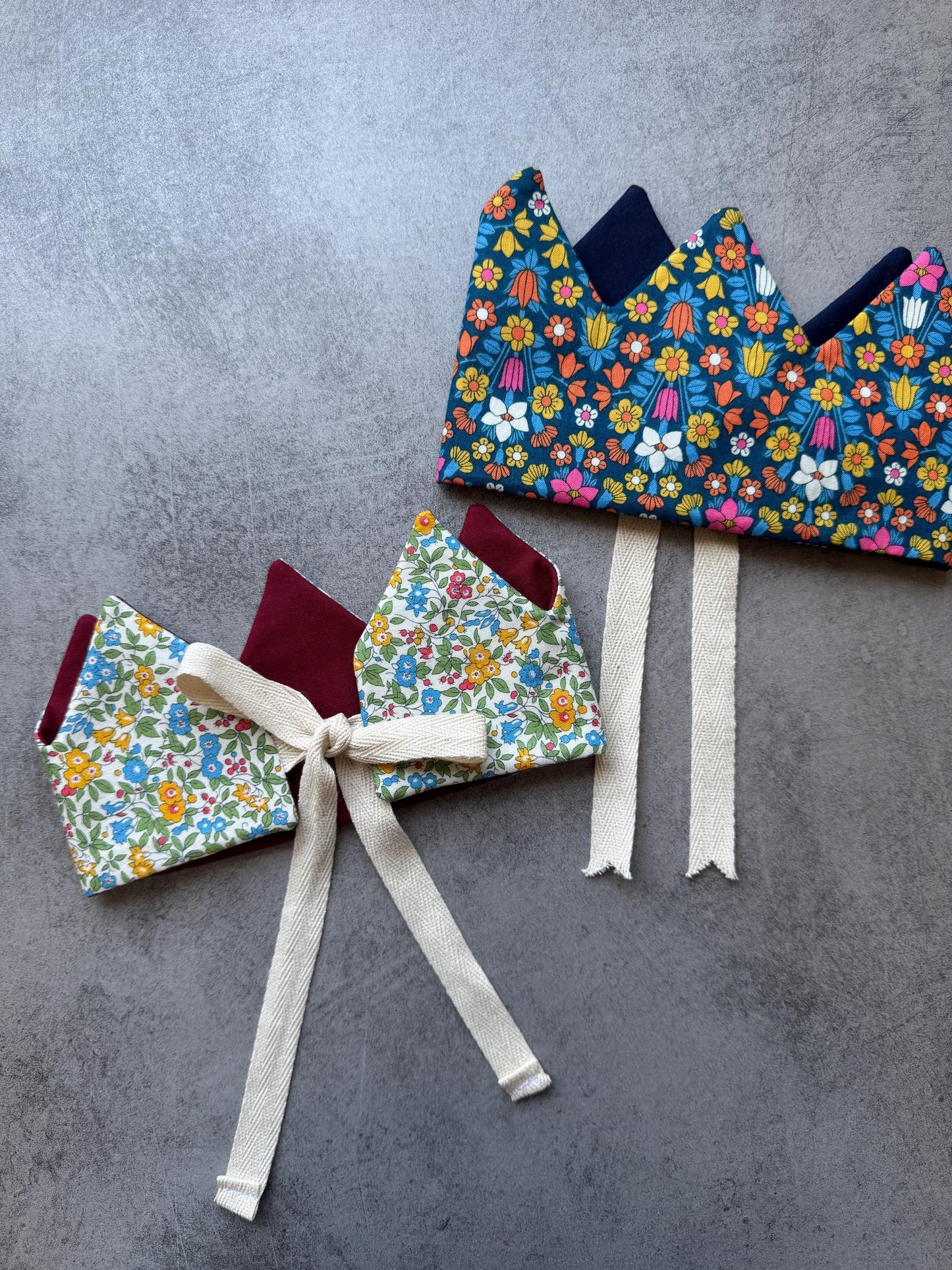 Reversible Fabric Crown Sewing Pattern – Beginner Friendly PDF Download with Interchangeable Numbers